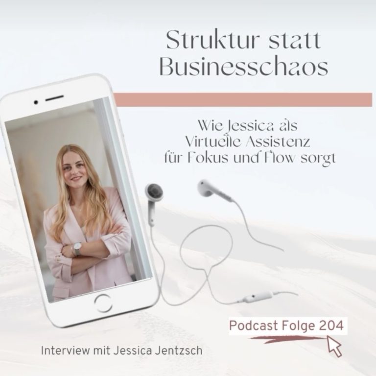 Podcast Interview VirtualAssistantWoman-Interview Jessica Jentzsch und Nadine Abdussalam